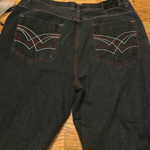 Old skool menswear 29” length by 18.1” width clasic faded black and red